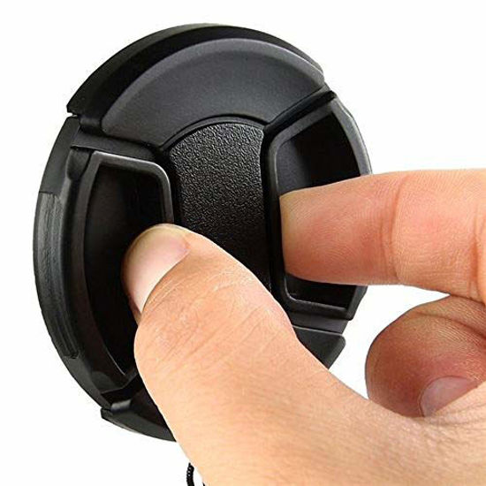 Picture of (5 Packs Bundle) 77MM Front Lens Filter Snap On Pinch Cap, 77 mm Protector Cover for DSLR SLR Camera Lense