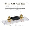 Picture of 150A Inline ANL Fuse Holder, Ancable 0/2 / 4 Gauge AWG ANL Fuse Block Holder with Insulating Cover Compatible with Car Audio Amplifier