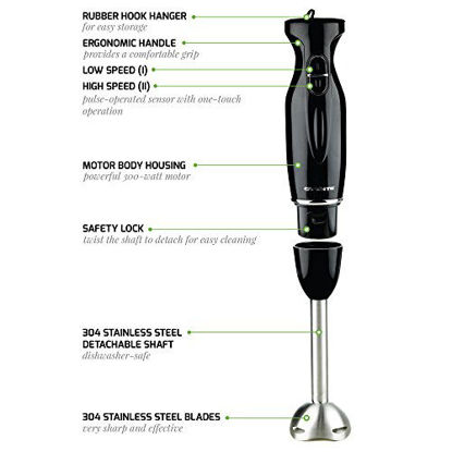 OVENTE HS560B Electric Immersion Hand Blender Instruction Manual