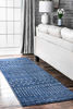 Picture of nuLOOM Moroccan Blythe Area Rug, 4 feet x 6 feet, dark blue