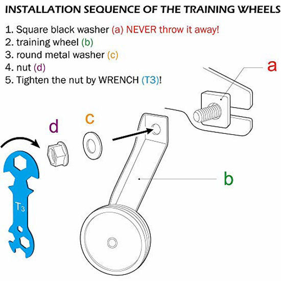 Picture of RoyalBaby Kids Bike Boys Girls Freestyle BMX Bicycle with Training Wheels Kickstand Gifts for Children Bikes 16 Inch Orange