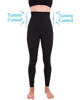 Picture of Homma Activewear Thick High Waist Tummy Compression Slimming Body Leggings Pant (Medium, Black)