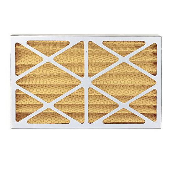 Picture of FilterBuy 11.25x19.25x4 MERV 11 Pleated AC Furnace Air Filter, (Pack of 4 Filters), 11.25x19.25x4 - Gold