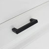 Picture of 1Pack Goldenwarm Black Square Bar Cabinet Pull Drawer Handle Stainless Steel Modern Hardware for Kitchen and Bathroom Cabinets Cupboard, Center to Center 3in (76mm)