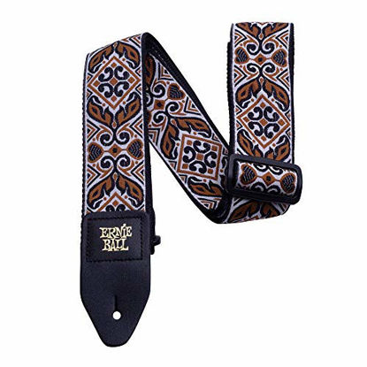 Picture of Ernie Ball Tribal Brown Jacquard Guitar Strap (P04161)