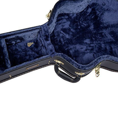 Picture of Crossrock Semi-Hollow & Hollowbody Electric Guitar Case in Black, Fits 335 style(CRW600SABK)