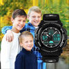 Picture of Black Watch for Kids Boys 5-16 Years Old, Digital Sports Waterproof Watch for Kids Birthday Presents Gifts Age 5-12 Boys Girls Children Young Teen Outdoor Electronic Watches with Alarm Stopwatch