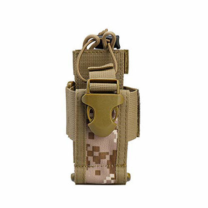 Picture of VIPERADE Versatile Radio Holder Case Interphone Pouch, Adjustable Storage Tools Pouch, Multi-Functional Tactical Molle Two Way Radio Holster, Walkie Talkie Heavy Duty Holder Case
