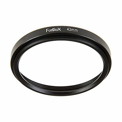 Picture of Fotodiox Metal Spacing Ring, Anodized Black 43-43mm