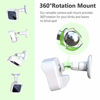 Picture of Blink Outdoor Camera Wall Mount Bracket, 3 Pack Plastic Protective Housing and 360 Degree Adjustable Mount with Blink Sync Module 2 Outlet Mount for Blink Outdoor Indoor Camera Security System (White)