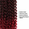 Picture of Passion Twist Hair Water Wave 14inch 7packs Crochet Braids for Passion Twist Crochet Hair Passion Twist Braiding Hair Hair Extensions (14'' 7Packs, T118#)