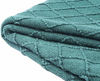 Picture of Bourina Textured Solid Soft Sofa Throw Couch Cover Knitted Decorative Blanket,Dark Cyan, 60"x80"