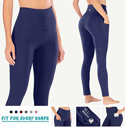 Women Yoga Pants with Pockets Leggings with Pockets High Waist Tummy Control  Non See Through Workout Pants