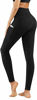 Picture of PHISOCKAT 2 Pack High Waist Yoga Pants with Pockets, Tummy Control Yoga Pants for Women, Workout 4 Way Stretch Yoga Leggings (Black+Pink, Small)