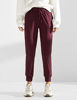 Picture of AJISAI Womens Joggers Pants Drawstring Running Sweatpants with Pockets Lounge Wear Sangria M