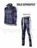 Picture of SCREENSHOTBRAND-P41902 Mens Hip Hop Premium Slim Fit Track Pants - Athletic Jogger Checker Pattern Print Taping Bottoms-Navy-Large