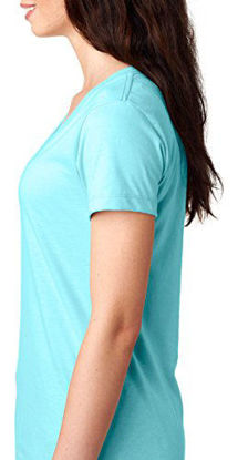 Picture of Next Level Womens Ideal V-Neck Tee (N1540) Midnight Navy xs