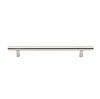 Picture of homdiy (500 Pack) Modern Cabinet Pulls Bruhsed Nickel Drawer Pulls - HD201SN Cabinet Door Handles Stainless Steel Tube T Bar Drawer Pulls for Drawers, Kitchen Cabinets, 8in Hole Centers