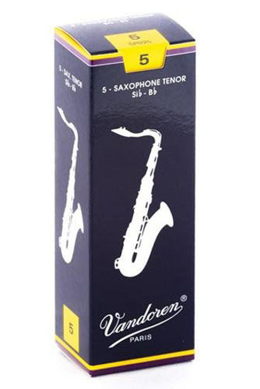 Picture of Vandoren SR225 Tenor Sax Traditional Reeds Strength 5; Box of 5