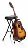 Picture of Gator Frameworks Foldable Guitar Stool with Padded Seat and Rear Mounted Guitar Hanger; (GFW-GTRSTOOL)