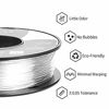 Picture of Eryone 1.75mm TPU Clear 3D Printer Filament, Dimensional Accuracy +/- 0.05 mm, 0.5kg (1.1 LB) / Spool