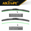 Picture of ABLEWIPE Windshield Hybird Wiper 24" + 21" Front Window Wiper Blades Model 18O13B(Set of 2)