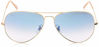 Picture of Ray-Ban Unisex-Adult RB3025 Classic Sunglasses, Gold/Light Blue Gradient, 62 mm