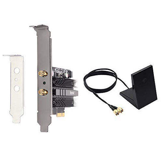 Picture of fenvi PCIe WiFi Adapter Card WiFi 6 AX200 PCIe Wi-Fi 6 802.11ax Card PC Internet Network Wireless PCI Card Next-Gen MU-MIMO 2x2 2.4GHz 5GHz BT 5.0 3000Mbps 11AX Miracast vPro AX200NGW OFDMA WiFi nic