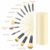 Picture of Makeup Brush Sets - 12 Pcs Makeup Brushes for Foundation Eyeshadow Eyebrow Eyeliner Blush Powder Concealer Contour