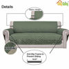 Picture of Easy-Going 4 Seater Sofa Slipcover Reversible Sofa Cover Water Resistant Couch Cover with Foam Sticks Elastic Straps Furniture Protector for Pets Kids Children Dog Cat(XX-Large, Greyish Green/Beige)