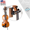 Picture of String Swing CC01V-BW Hardwood Home & Studio Wall Mount Violin Hanger - Black Walnut