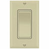 Picture of ENERLITES 3-Way Decorator Paddle Rocker Light Switch, Single Pole or Three Way, 3 Wire, Grounding Screw, Residential Grade, 15A 120V/277V, UL Listed, 93150-I-10PCS, Ivory (10 Pack)