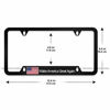 Picture of 2-Pieces American US Flag License Plate Frame,Make American Great Again Logo License Frame Cover(US Flag)