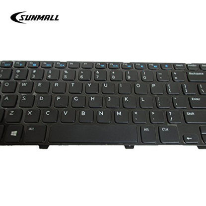 Picture of SUNMALL Laptop Keyboard Replacement Without Backlit Compatible with Inspiron 15 3521 3537 15v-1316 15R 3521 3537 5521 5528 5537 5535 M531R, atitude 3540, Vostro 2521 US Layout P/N NSK-LA0SC NSK-DY0SW