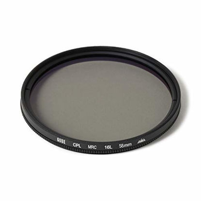 Picture of Gobe 58mm Circular Polarizing (CPL) Lens Filter (3Peak)
