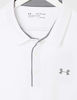 Picture of Under Armour Men's Tech Golf Polo, White (100)/Graphite, Medium