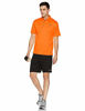 Picture of Under Armour Men's Tech Golf Polo, Team Orange (800)/Graphite, Large