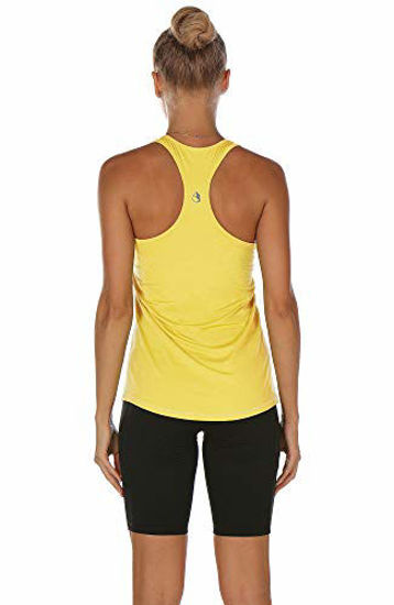 icyzone Workout Tank Tops for Women - Racerback Athletic Yoga Tops