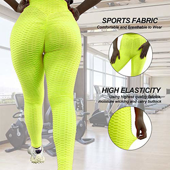 Butt Lifting Anti Cellulite Leggings For Women High Waisted Yoga Pants  Workout Tummy Control Sport Tights Fitness 
