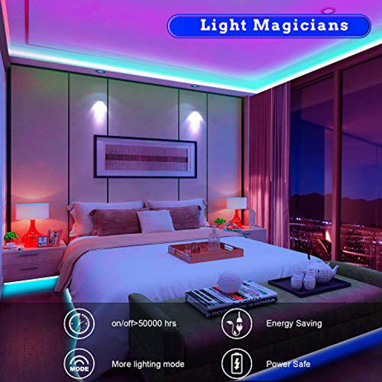 Colored led lights for hot sale bedroom