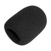 Picture of ChromLives Microphone Cover Microphone Windscreen Foam Cover Black Top Grade 6 Pack