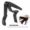 Picture of Capo Guitar Capo Rosewood Color Capo Black Capo 2-Pack Guitar Capos for Acoustic,Electric,Ukulele and Bass(1Rosewood+1 Black)