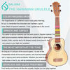 Picture of Soprano Ukulele 21 inch, Balnna Traditional ukulele for beginner, Professional Wooden Guitar and Classic Ukulele with Gig Bag & Tuner & Strap & Extra One Set Strings & Picks