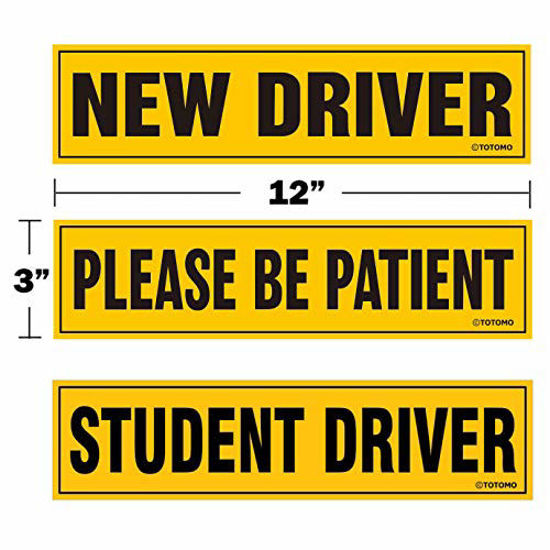 Getuscart Totomo Student Driver New Driver Please Be Patient Magnet