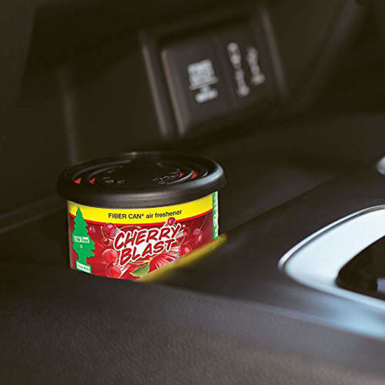 cherry car air freshener tin