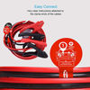 Picture of TOPDC Jumper Cables with LED Light 4 Gauge 16 Feet Heavy Duty Booster Cables with Carry Bag (4AWG x 16Ft)