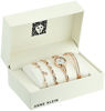Picture of Anne Klein Women's Swarovski Crystal Accented Rose Gold-Tone Watch and Bracelet Set