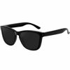 Picture of MEETSUN Polarized Sunglasses for Women Men Classic Retro Designer Style (Black, 54)