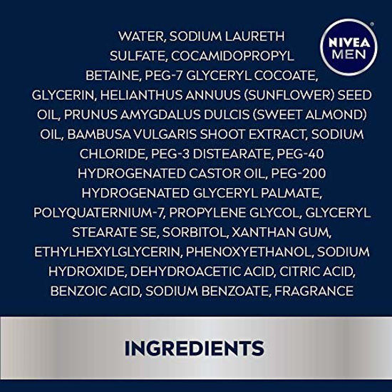 Picture of NIVEA Men Sensitive 3-in-1 Body Wash 16.9 Fluid Ounce (Pack of 3)