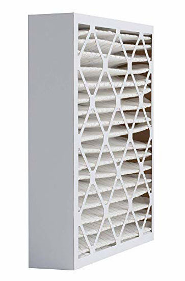 Picture of Aerostar Clean House 20x20x4 MERV 8 Pleated Air Filter, Made in the USA, (Actual Size: 19 1/2"x19 1/2"x3 3/4"), 6-Pack,White